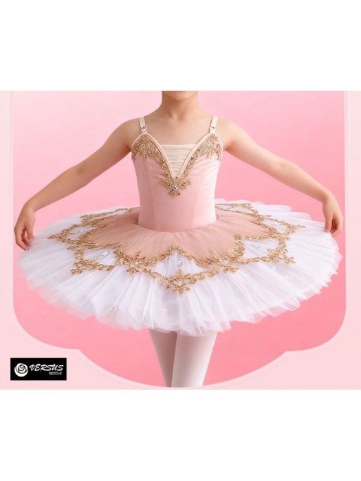 Vestito Tutù Saggio Danza Bambina Donna Romantico Ballet Tutu Dress DANC269